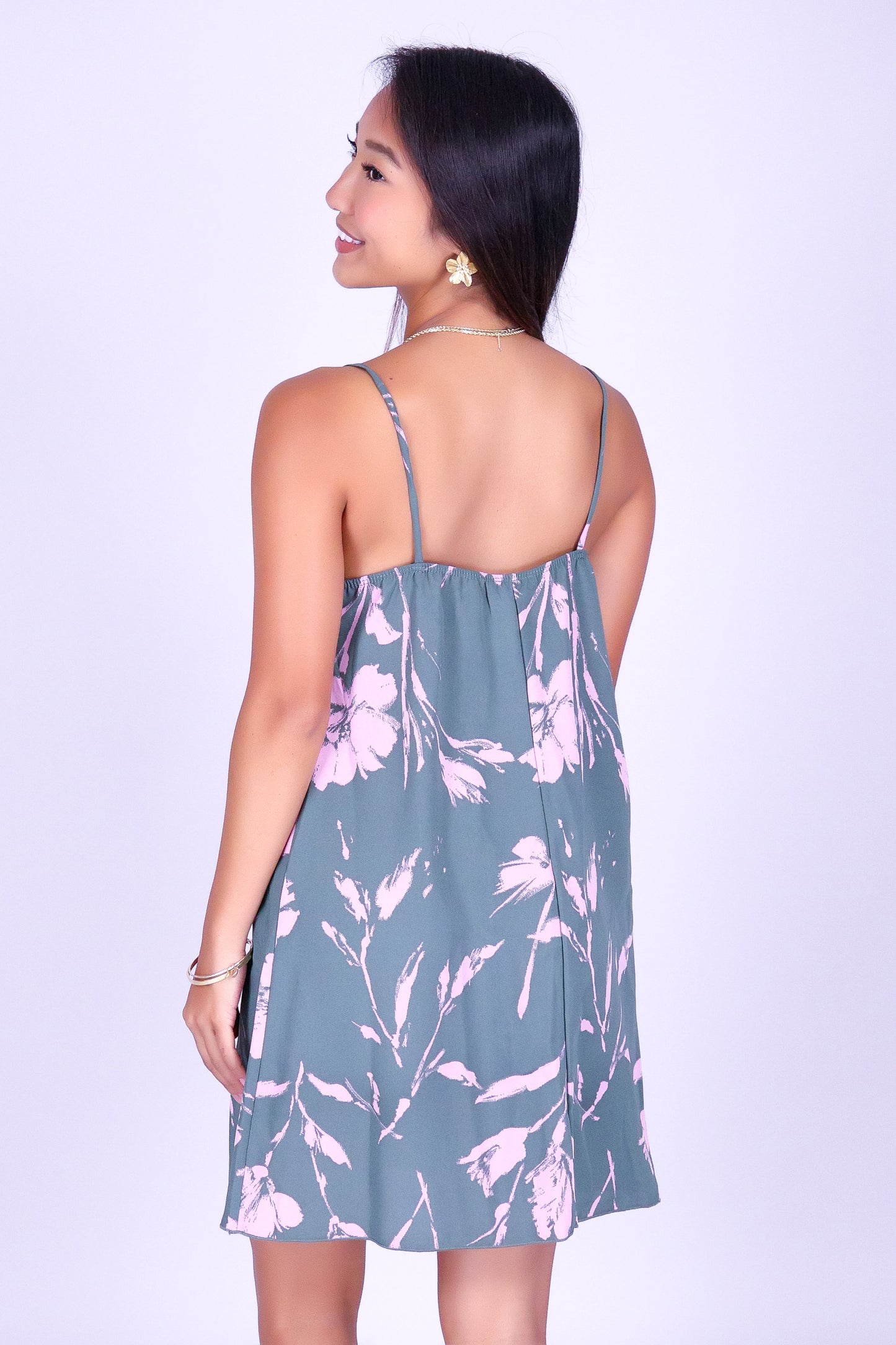 BOTANICAL LINES DRESS