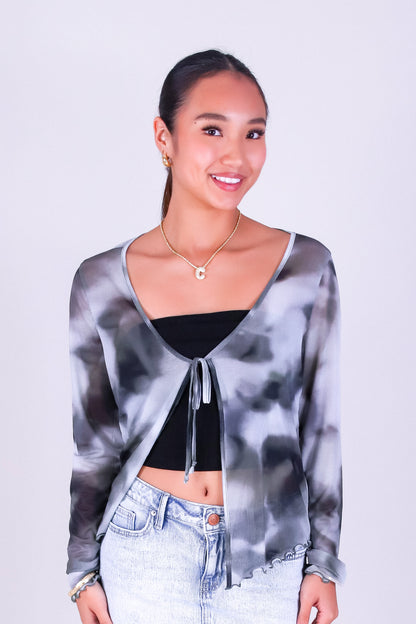 CLOUDLIGHT MESH CARDIGAN