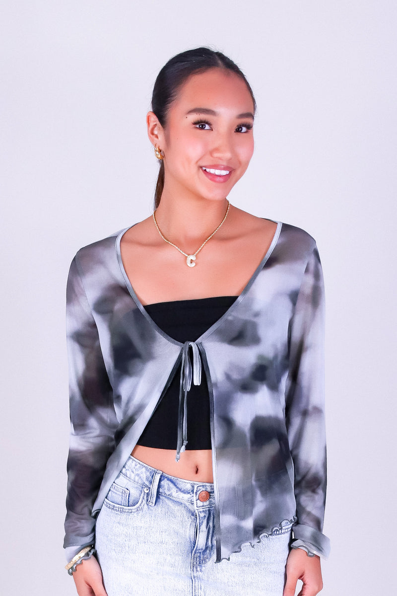 CLOUDLIGHT MESH CARDIGAN