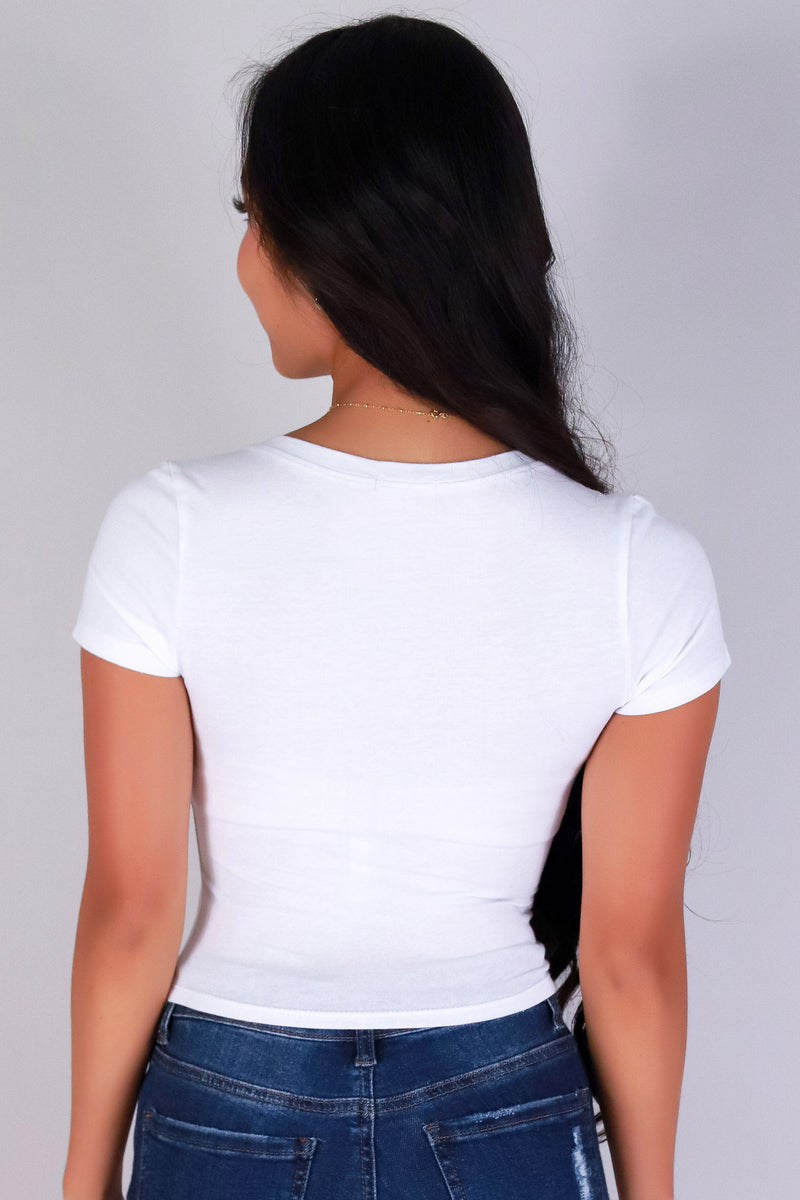 Jeans Warehouse Hawaii - S/S SOLID BASIC - EVERY GIRL NEEDS THIS TOP | By SHINE IMPORTS /BOZZOLO