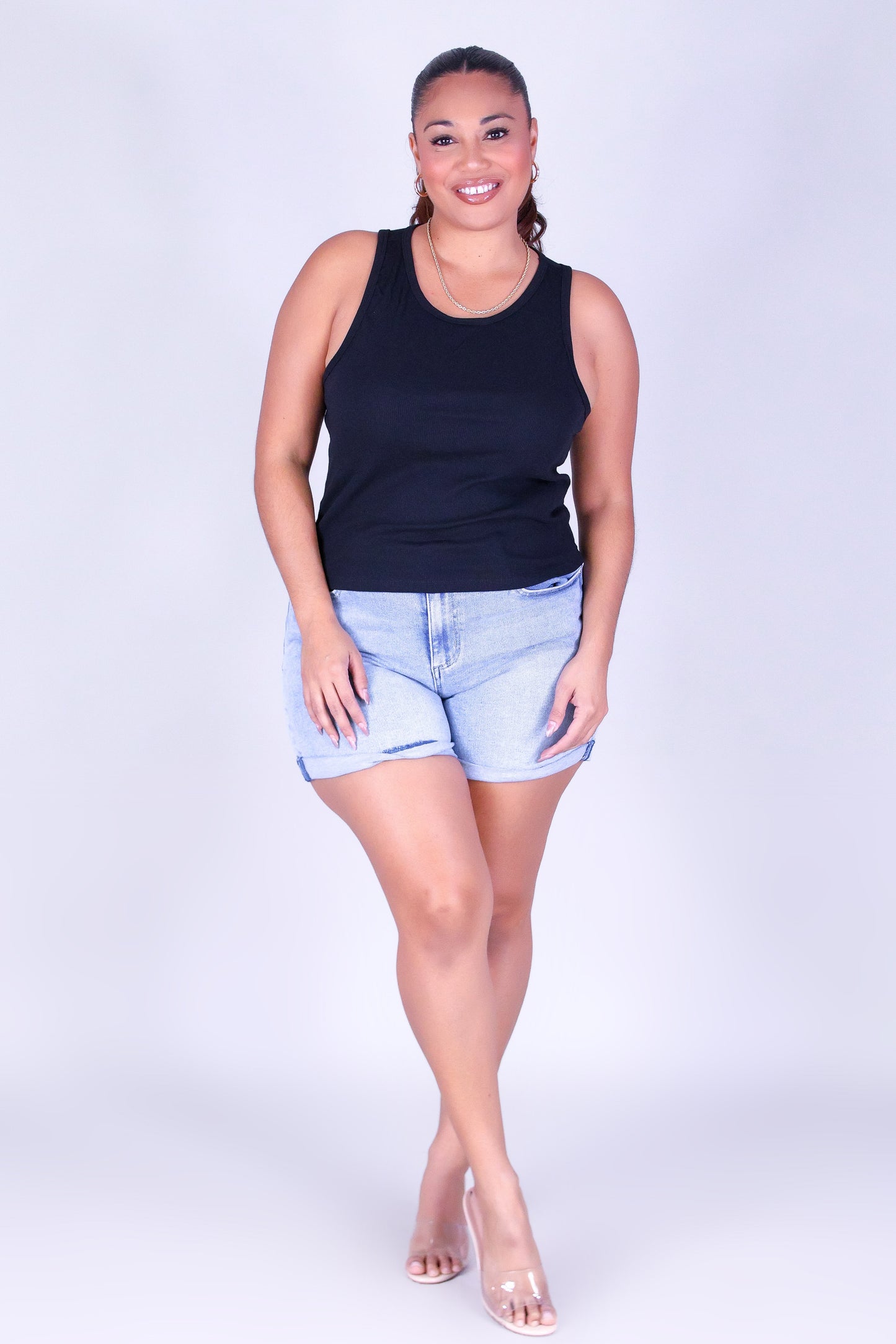 SLEEK IN RIBS TANK TOP