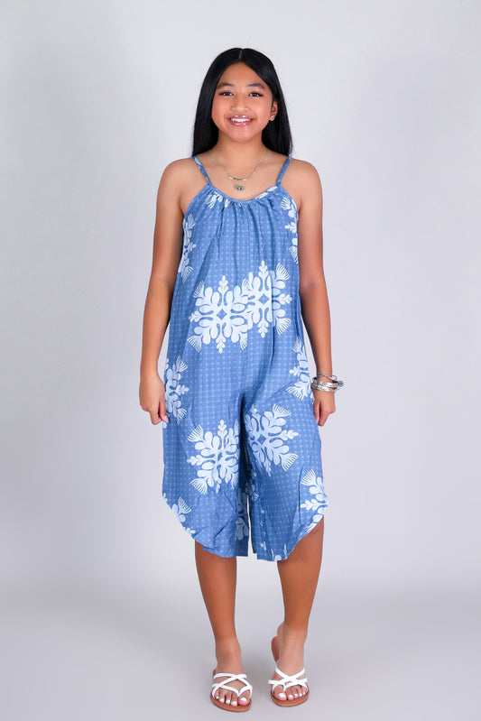 GINGHAM OHIA NO WAIST JUMPSUIT | KIDS SIZE 2-16