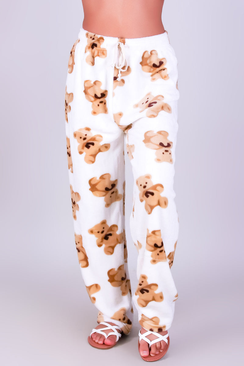 HONEY BEAR PAJAMA PANTS