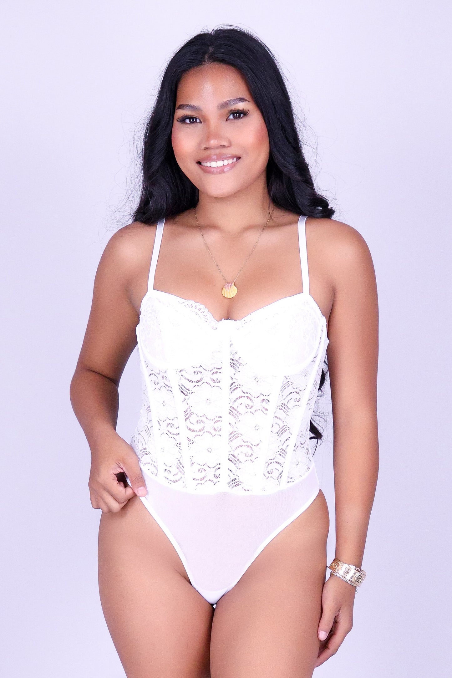 FOREVER YOURS CORSET BODYSUIT