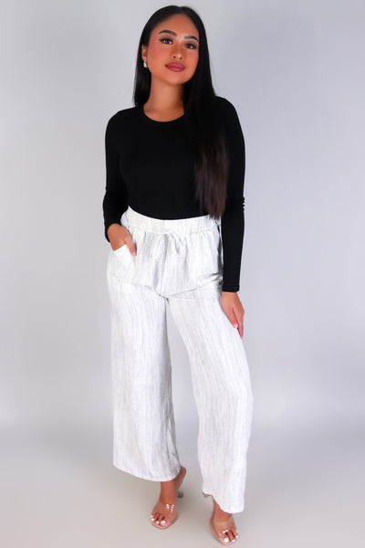Jeans Warehouse Hawaii - PRINT WOVEN PANTS - SEASIDE SLEEK PANTS | By GREAT SMOKY