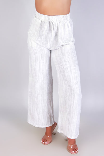 Jeans Warehouse Hawaii - PRINT WOVEN PANTS - SEASIDE SLEEK PANTS | By GREAT SMOKY
