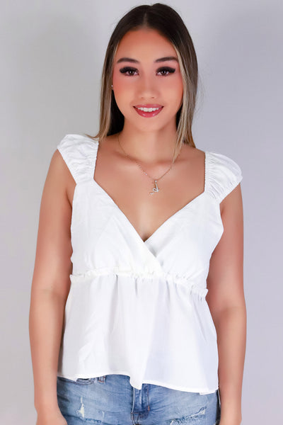 Jeans Warehouse Hawaii - TANK SOLID WOVEN DRESSY TOPS - TELL ME ABOUT IT TOP | By TIMING