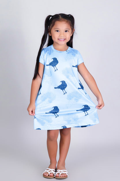 IIWI BIRD TRAPEZE DRESS | KIDS SIZE 2-16