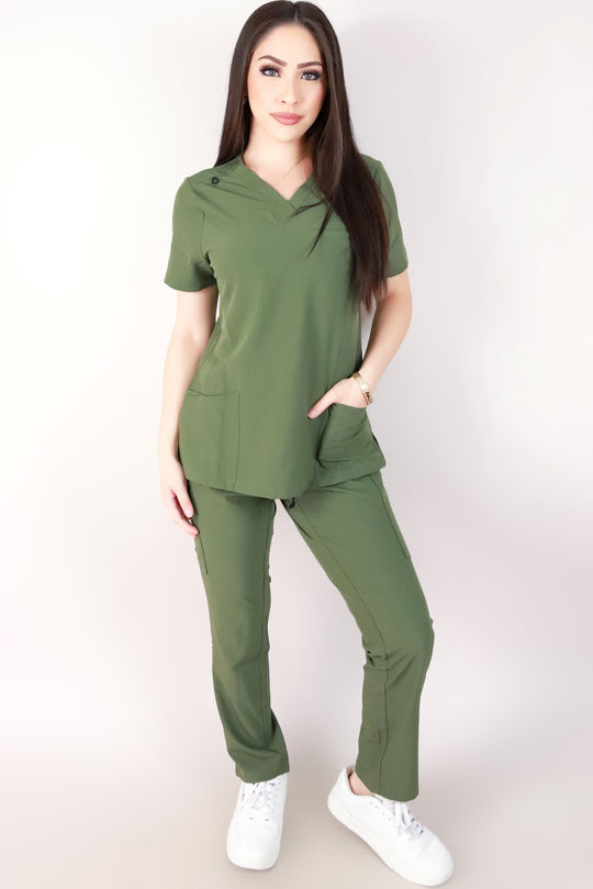 DELIVER ME SCRUB TOP