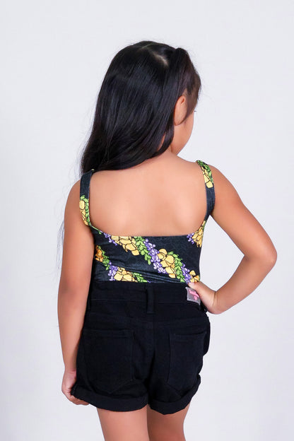 TWISTED LEI SQUARE NECK TOP | KIDS SIZE 2-16