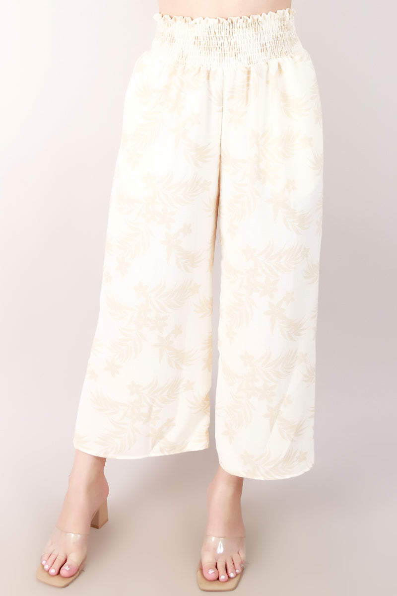 Jeans Warehouse Hawaii - PRINT WOVEN CAPRI&