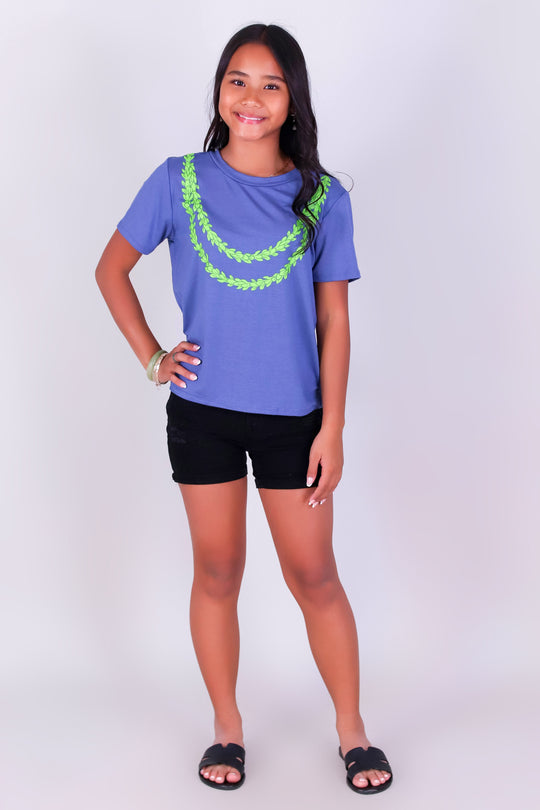 MULTI PAKALANA LEI TEE | KIDS SIZE 2-16