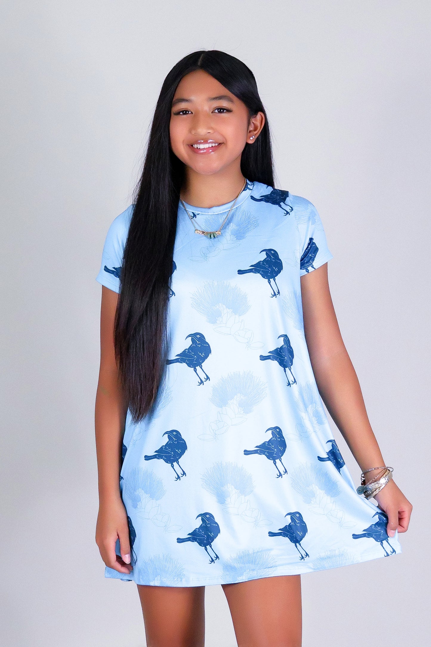 IIWI BIRD TRAPEZE DRESS | KIDS SIZE 2-16