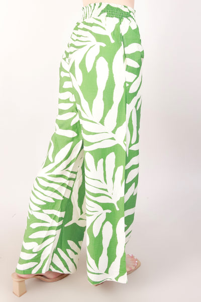 Jeans Warehouse Hawaii - PRINT WOVEN PANTS - ALWAYS BLOOMING PANTS | By I JOAH