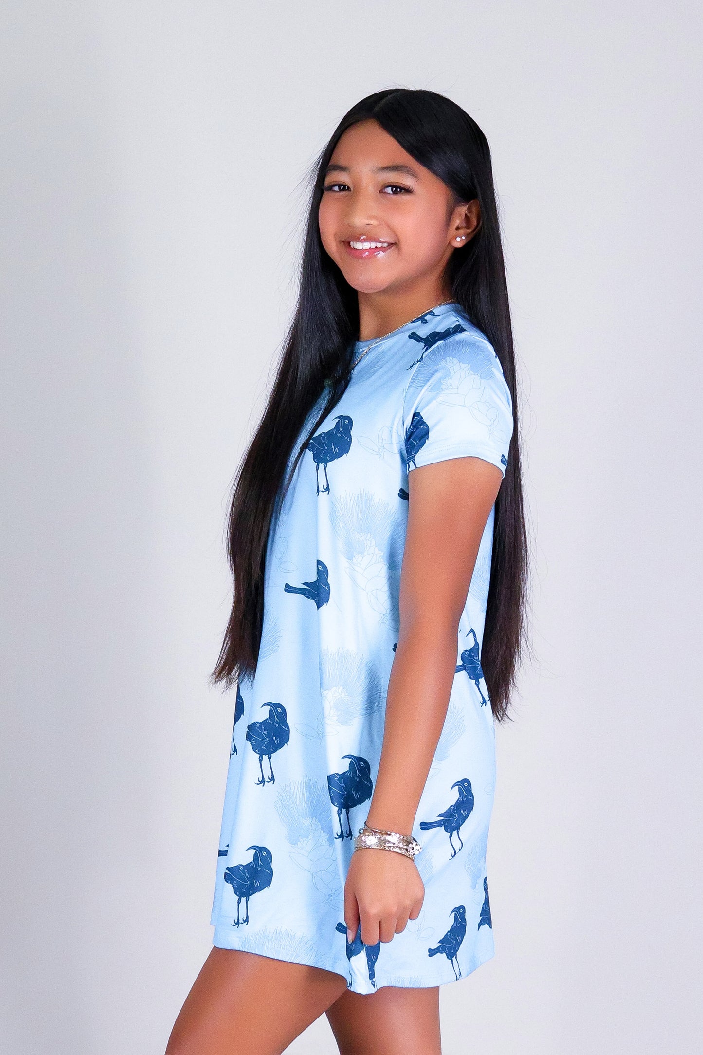 IIWI BIRD TRAPEZE DRESS | KIDS SIZE 2-16