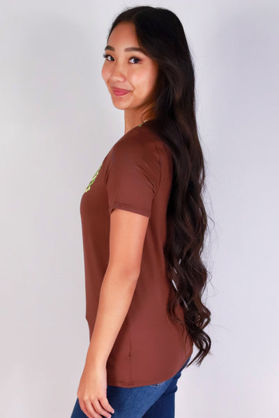Jeans Warehouse Hawaii - S/S SCREEN - MOKIHANA LEI TEE | By LUZ