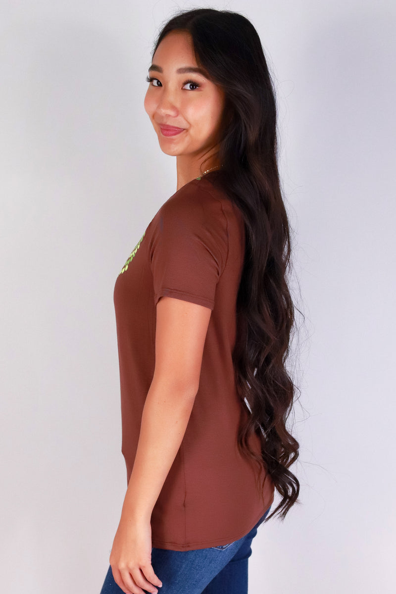 Jeans Warehouse Hawaii - S/S SCREEN - MOKIHANA LEI TEE | By LUZ