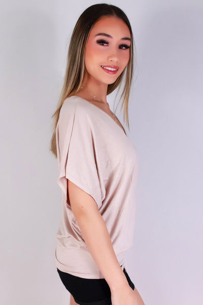 Jeans Warehouse Hawaii - SOLID DOLMAN TOPS - SAIL AWAY DOLMAN TOP | By ADARA