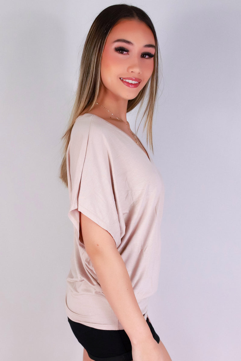 Jeans Warehouse Hawaii - SOLID DOLMAN TOPS - SAIL AWAY DOLMAN TOP | By ADARA