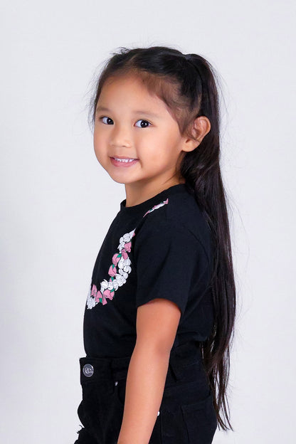 2 PIKAKE LOKELANI OVERSIZED LEI TEE | KIDS SIZE 2-16