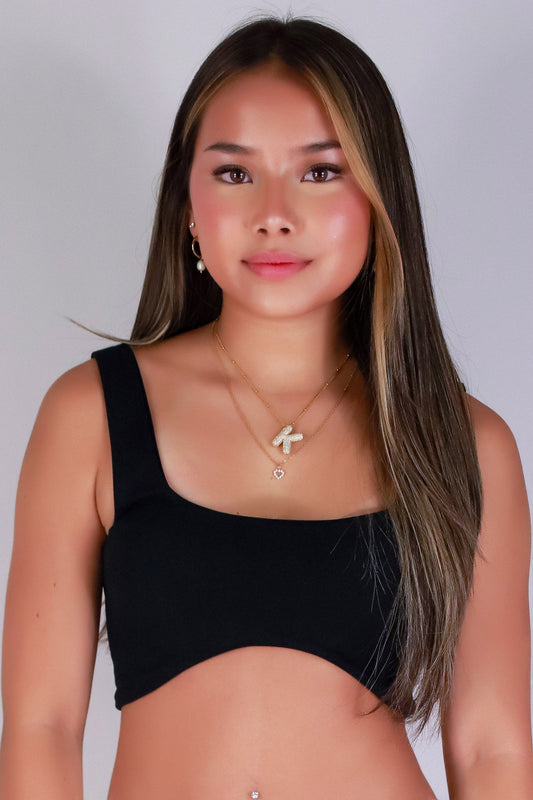 Jeans Warehouse Hawaii - SL CASUAL SOLID - THE LOW-KEY CROP TOP | By ANWND