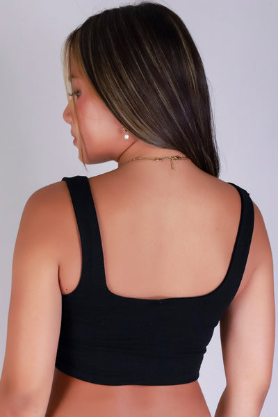 Jeans Warehouse Hawaii - SL CASUAL SOLID - THE LOW-KEY CROP TOP | By ANWND