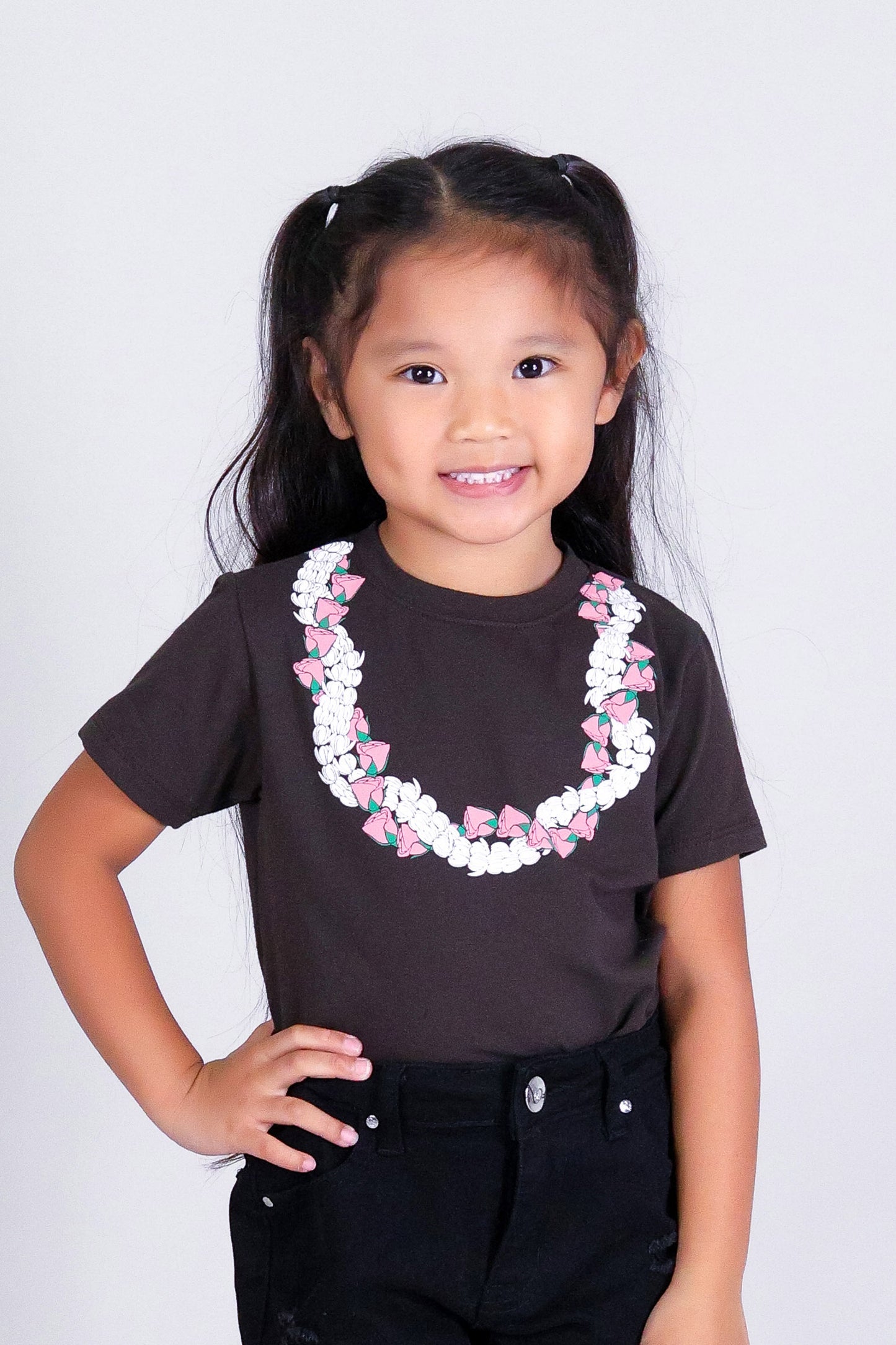 2 PIKAKE LOKELANI OVERSIZED LEI TEE | KIDS SIZE 2-16