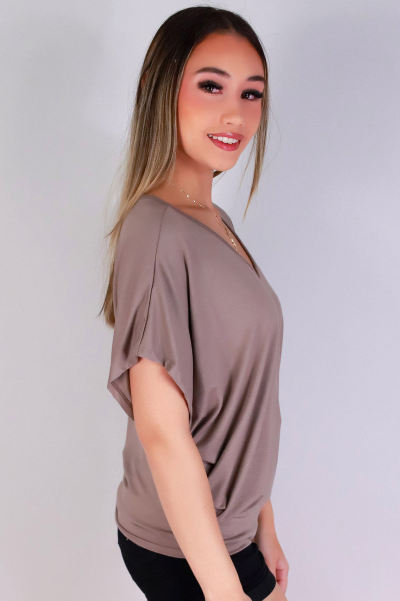 Jeans Warehouse Hawaii - SOLID DOLMAN TOPS - BUYING TIME DOLMAN TOP | By ADARA