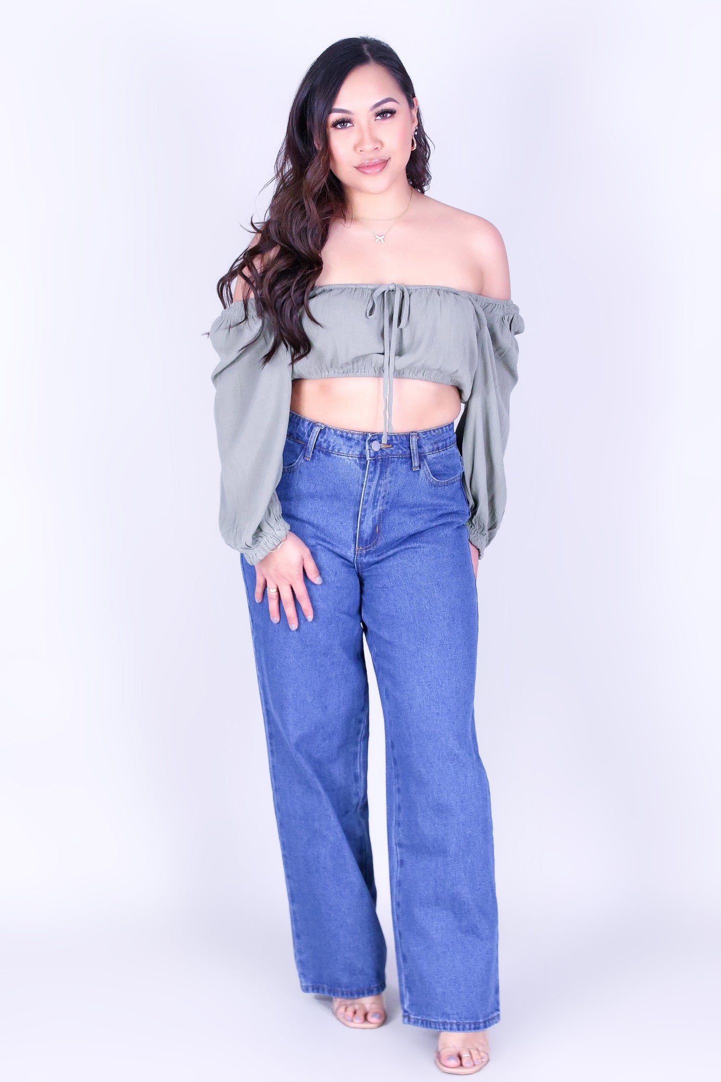 TIMELESS BLOOM CROP TOP