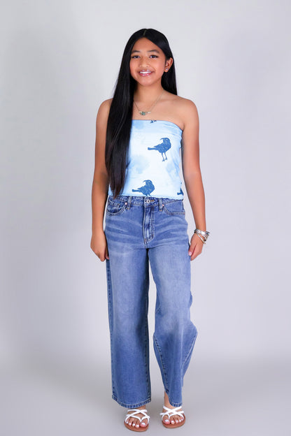 IIWI BIRD TUBE TOP | KIDS SIZE 2-16