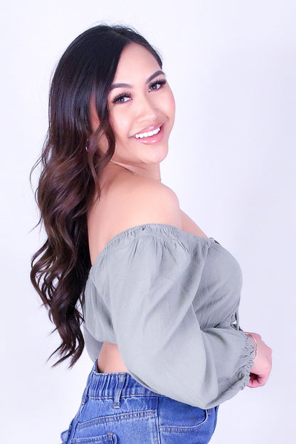 TIMELESS BLOOM CROP TOP