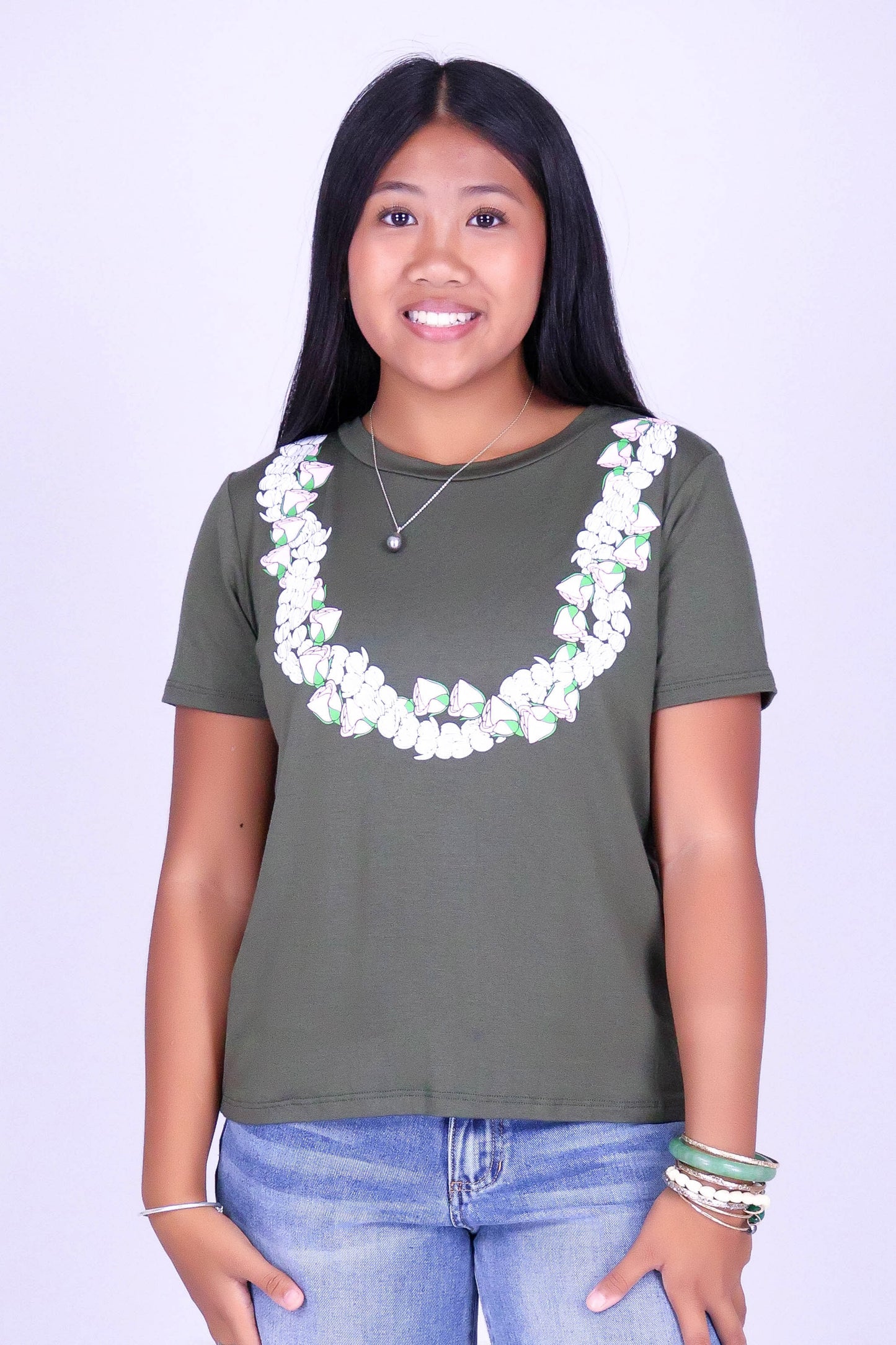2 PIKAKE LOKELANI LEI TEE | KIDS SIZE 8-16