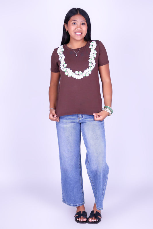 2 PIKAKE LOKELANI LEI TEE | KIDS SIZE 8-16