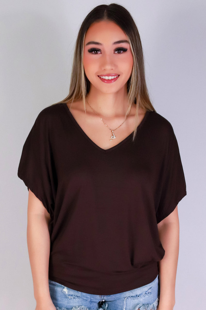 Jeans Warehouse Hawaii - SOLID DOLMAN TOPS - BUYING TIME DOLMAN TOP | By ADARA