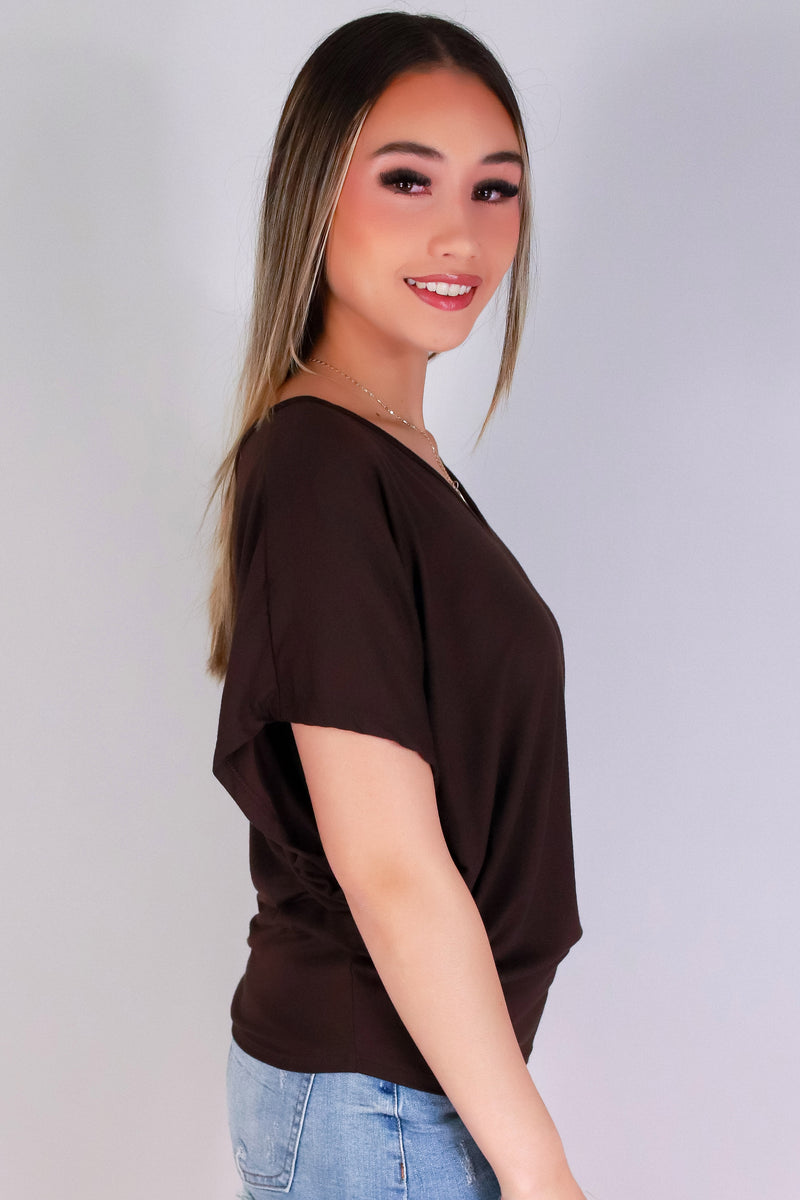 Jeans Warehouse Hawaii - SOLID DOLMAN TOPS - BUYING TIME DOLMAN TOP | By ADARA