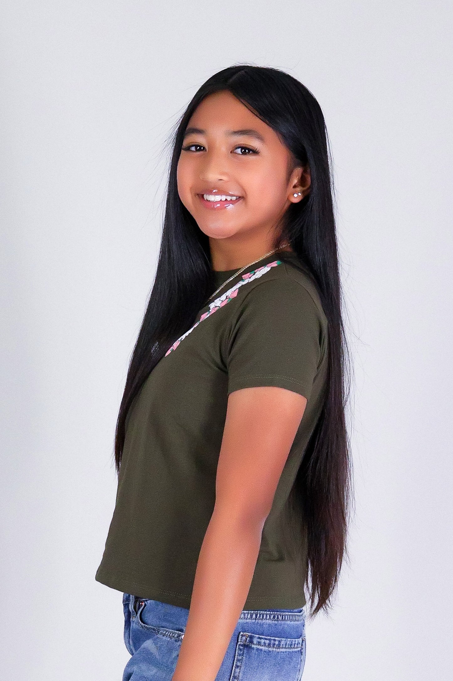 2 PIKAKE LOKELANI OVERSIZED LEI TEE | KIDS SIZE 2-16