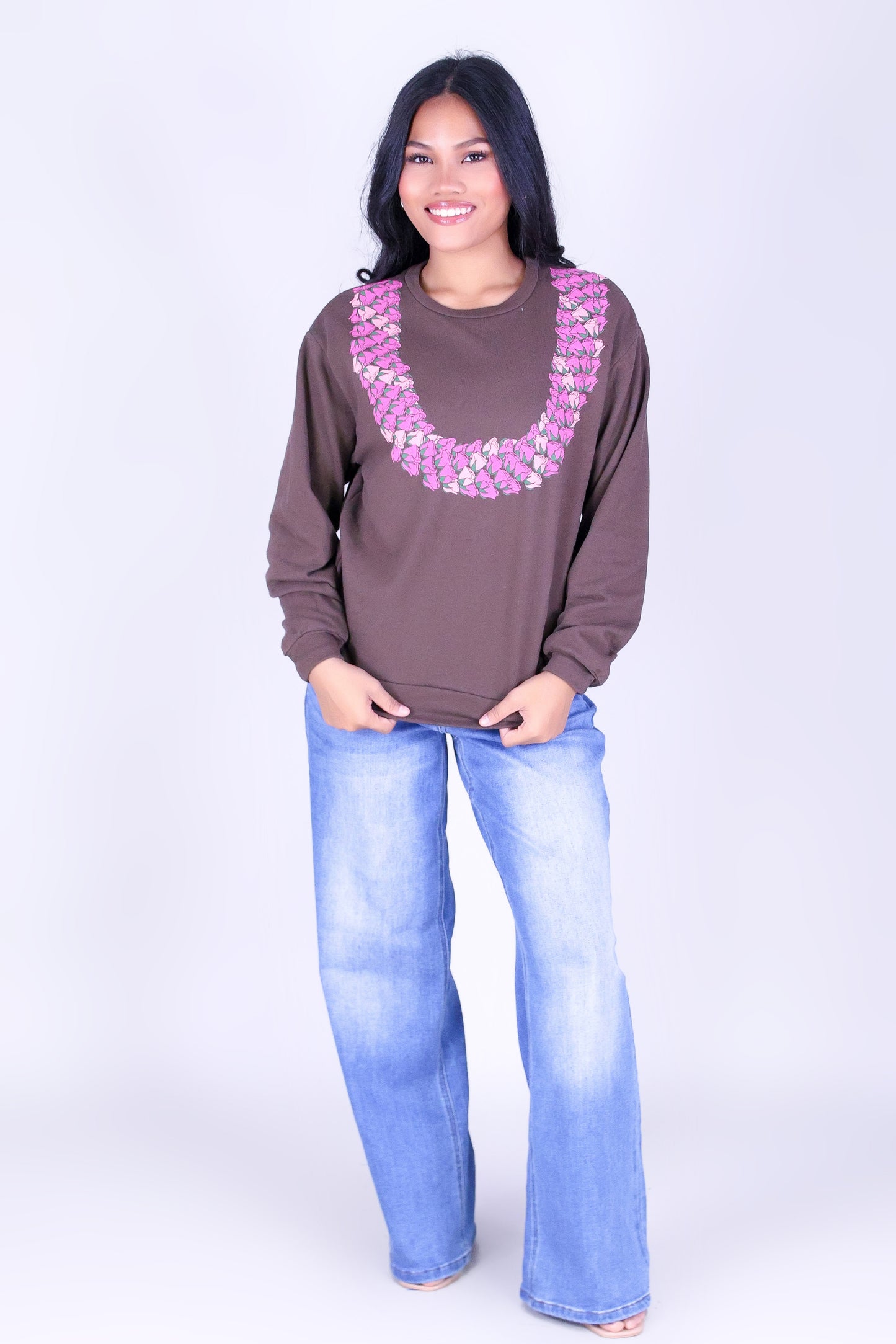 CLUSTERED LOKELANI LEI SWEATER