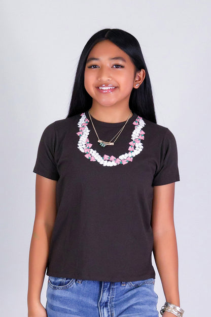 2 PIKAKE LOKELANI OVERSIZED LEI TEE | KIDS SIZE 2-16