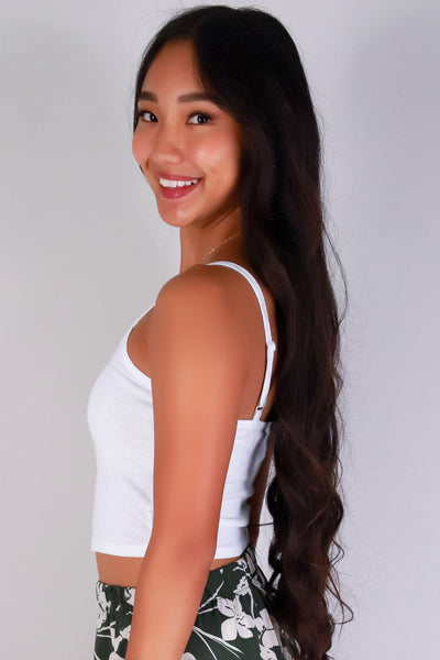 Jeans Warehouse Hawaii - TANK/TUBE SOLID BASIC - CAUGHT IN THE ACT TOP | By CRESCITA APPAREL/SHINE I