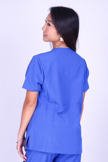 BE PATIENT WITH ME SCRUB TOP