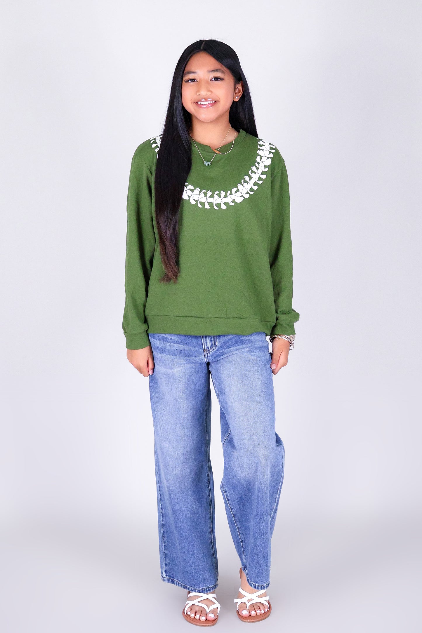 PUAKENIKENI LEI SWEATER | KIDS SIZE 2-16