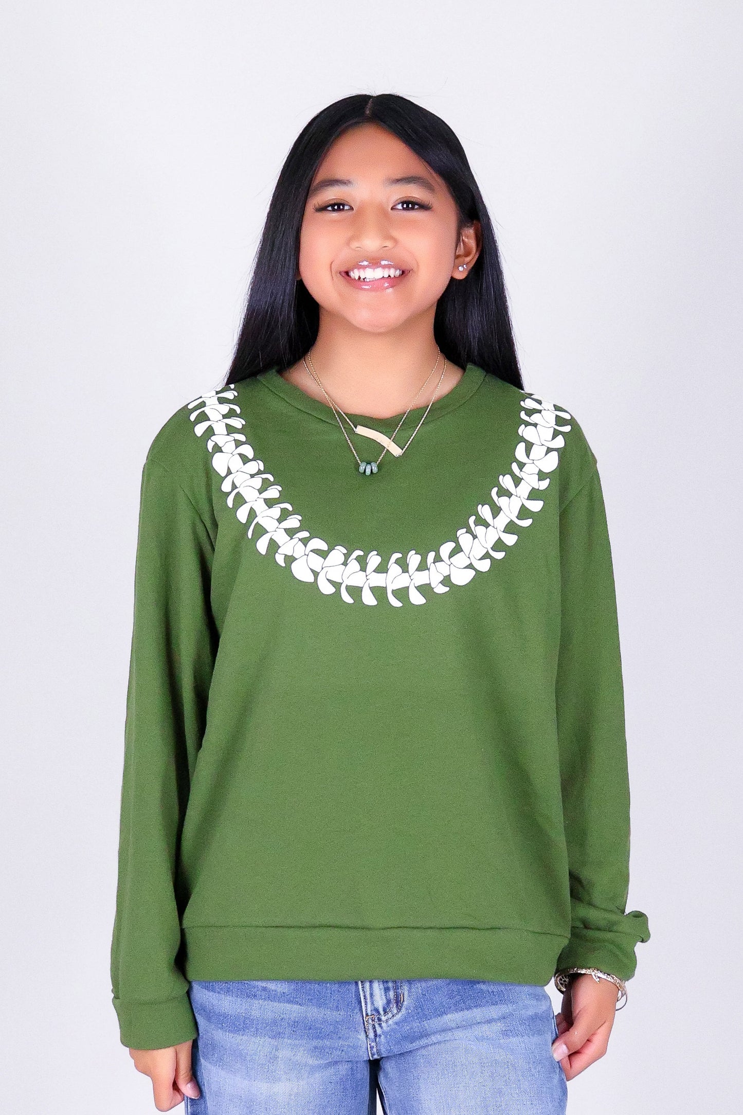 PUAKENIKENI LEI SWEATER | KIDS SIZE 2-16