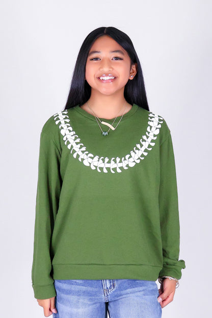 PUAKENIKENI LEI SWEATER | KIDS SIZE 2-16