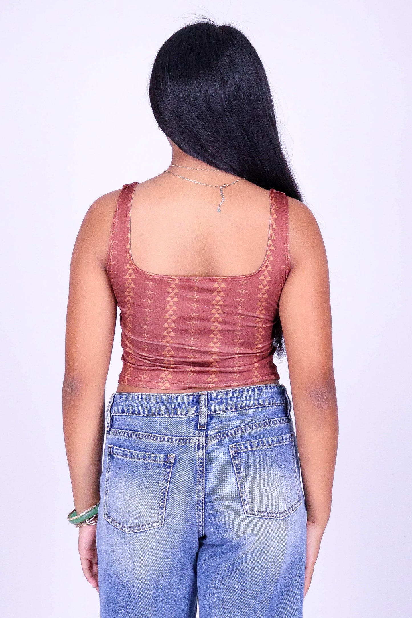 OHE KAPALA SQUARE NECK TOP | KIDS SIZE 2-16