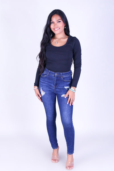 BLUSH SOFT LONG SLEEVE TOP