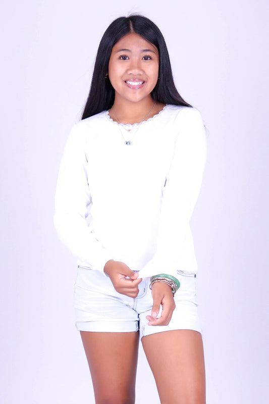 SIMPLE STYLE LONG SLEEVE TOP | KIDS SIZE 2-16