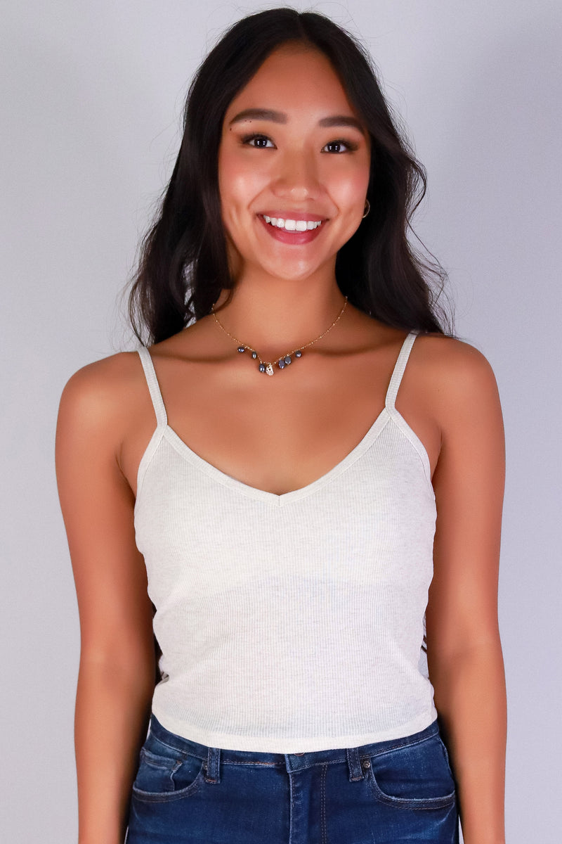 Jeans Warehouse Hawaii - TANK/TUBE SOLID BASIC - JUST FORGET IT CROP TOP | By CRESCITA APPAREL/SHINE I