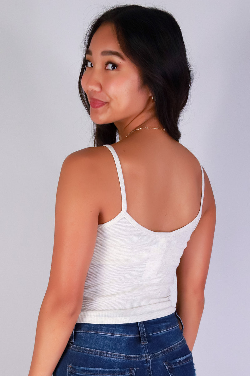 Jeans Warehouse Hawaii - TANK/TUBE SOLID BASIC - JUST FORGET IT CROP TOP | By CRESCITA APPAREL/SHINE I