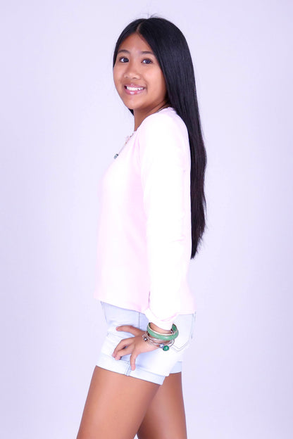 SIMPLE STYLE LONG SLEEVE TOP | KIDS SIZE 2-16