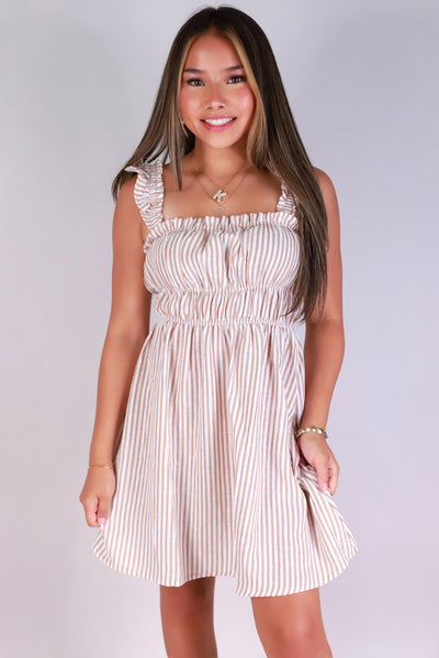 Jeans Warehouse Hawaii - S/L SHORT PRINT DRESSES - DOLL VIBES ONLY DRESS | By POPULAR 21